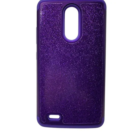 ZTE N9560 Purple Glitter Phone Case - Picture 2 of 9